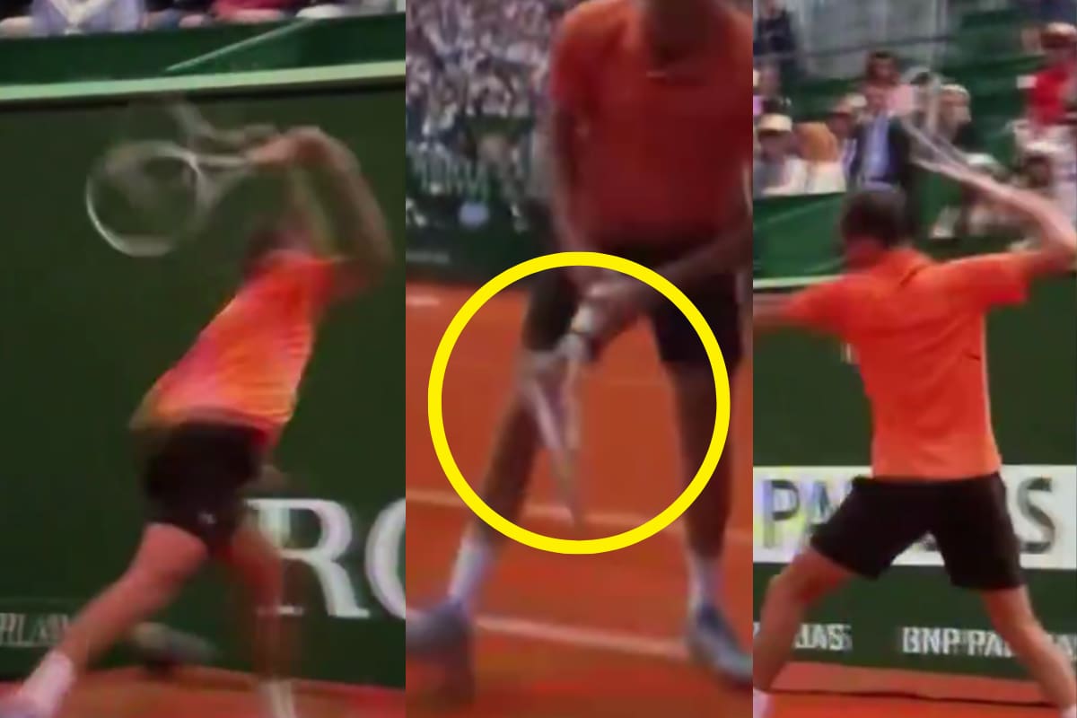 VIDEO: Daniil Medvedev explota tras perder 6-0, 6-0 y destroza su raqueta en el Abierto de Montecarlo