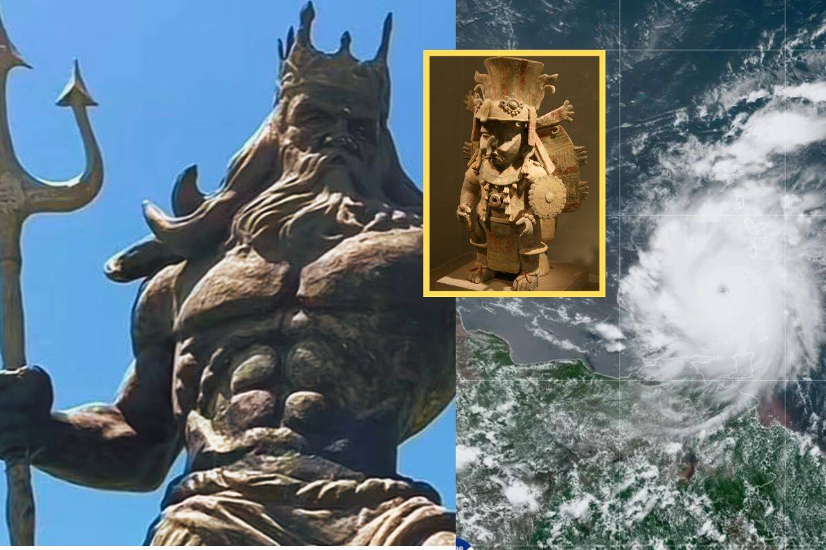 ¿Por qué los yucatecos planean destruir la estatua de Poseidón ante la llegada del Huracán Beryl?