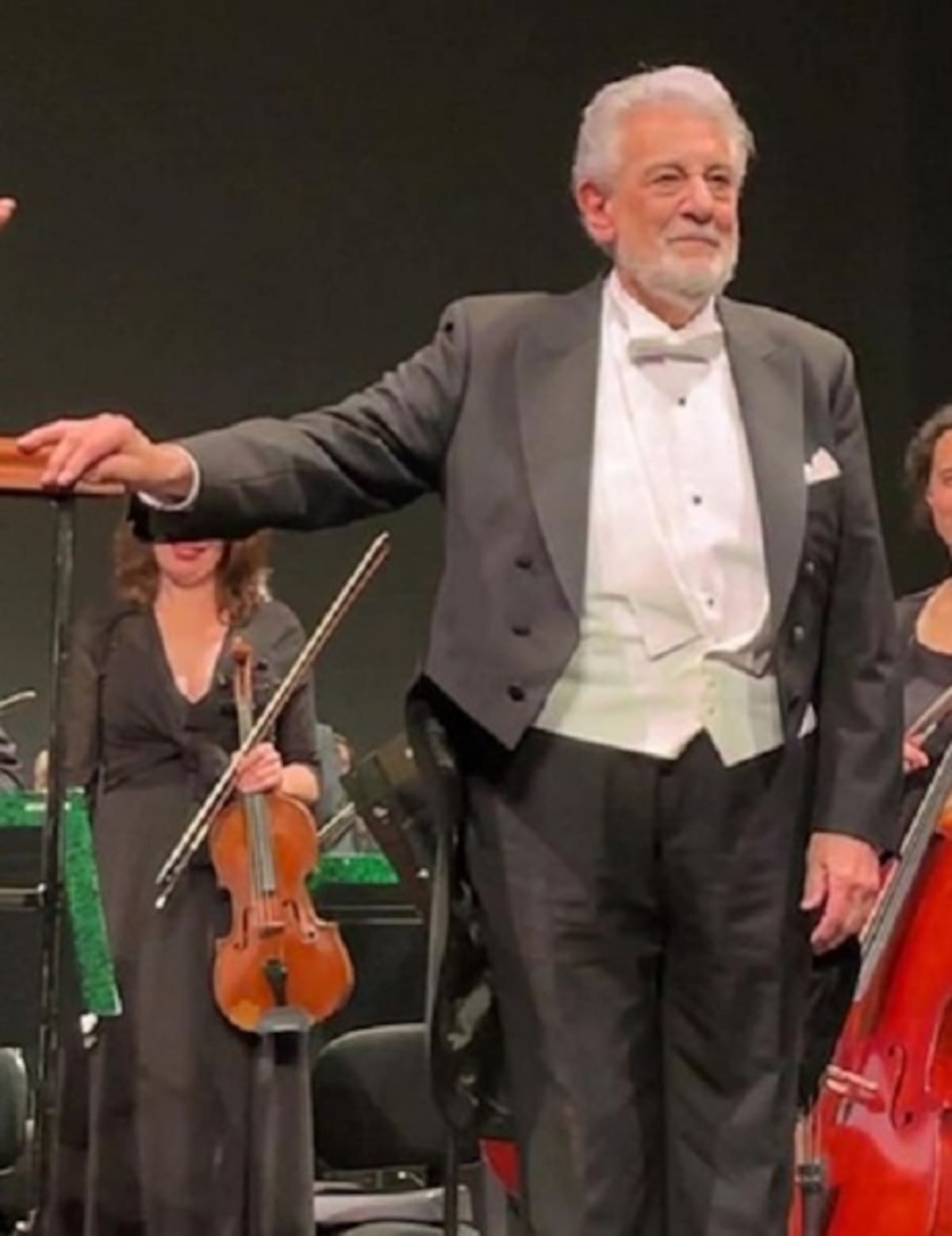 El tenor Plácido Domingo tuvo una presentación en la ciudad de Aguascalientes en México.