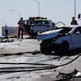 Identifican a mujer fallecida en choque múltiple sobre Lázaro Cárdenas; conductor del Mustang continúa prófugo