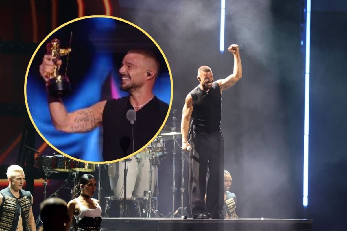Ricky Martin recibe el primer reconocimiento Icono Latino en la historia de los VMAs y lo dedica a sus hijos