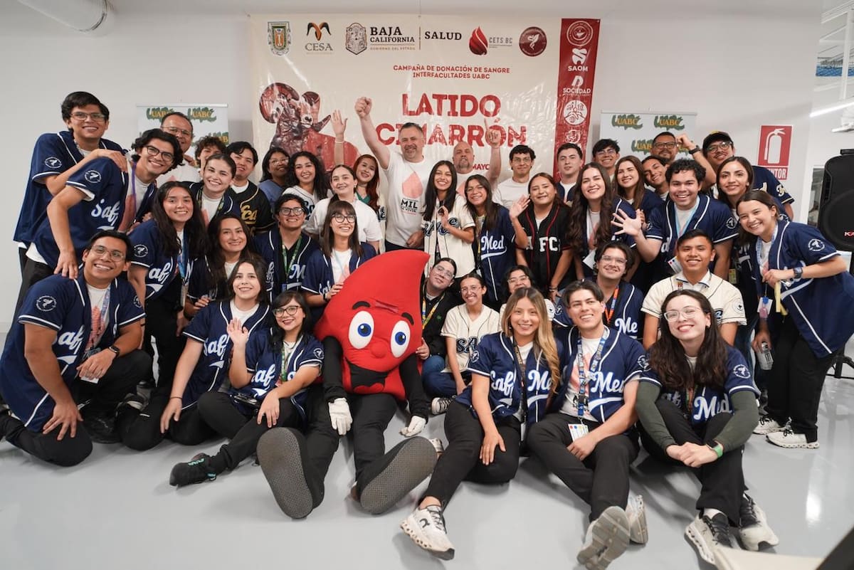 La jornada es organizada por estudiantes de la Facultad de Medicina y Nutrición, con el respaldo de la universidad, la Secretaría de Salud de Baja California y el Centro Estatal de la Transfusión Sanguínea.│Foto: Cortesía