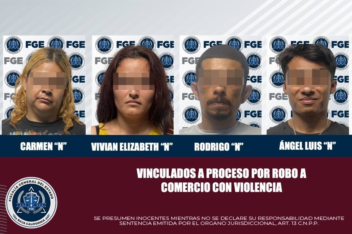 Policiaca Tijuana: vinculan a cinco por robo con violencia