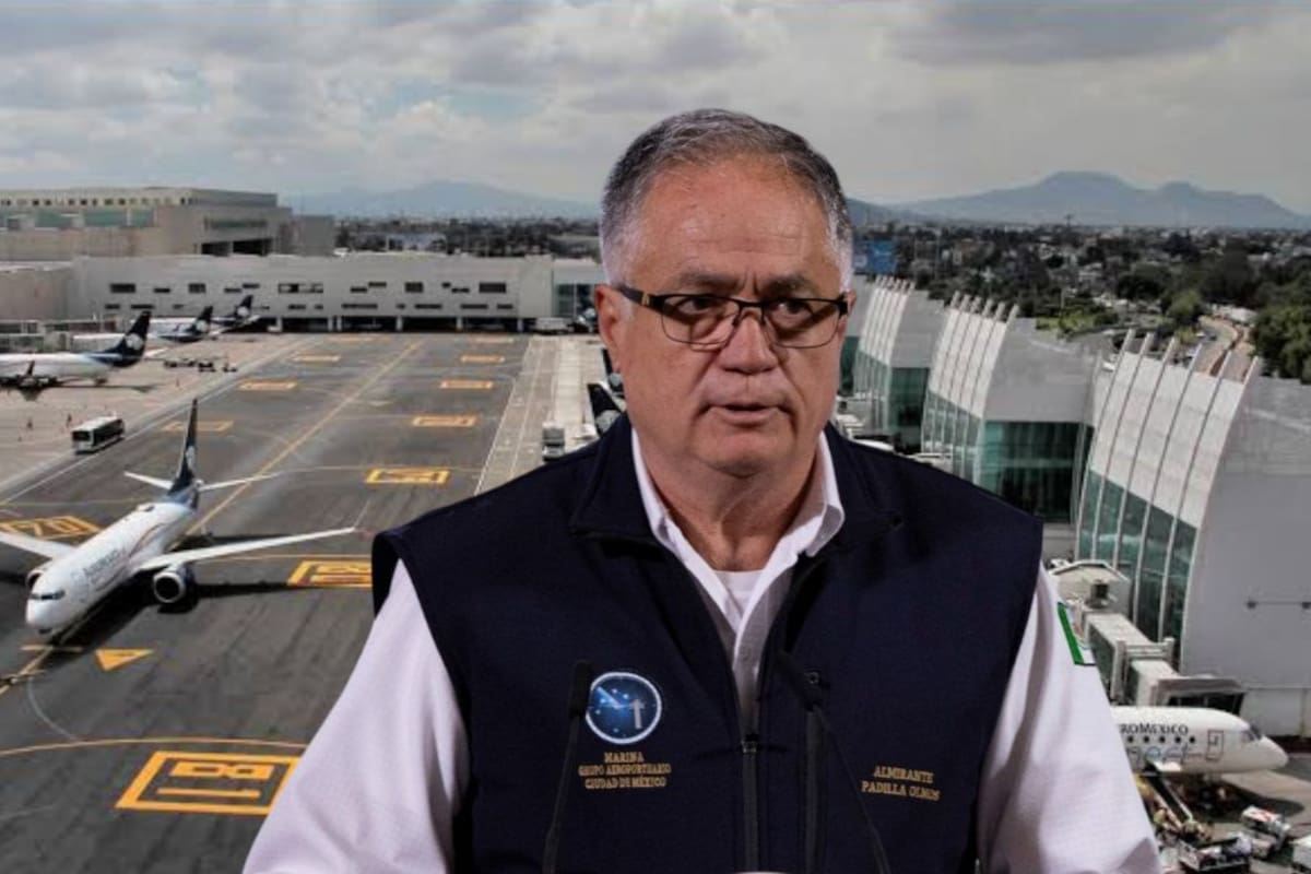La Secretaría de Marina reestructura la administración del AICM: fusiona aeropuertos y designa a Juan José Padilla Olmos como director