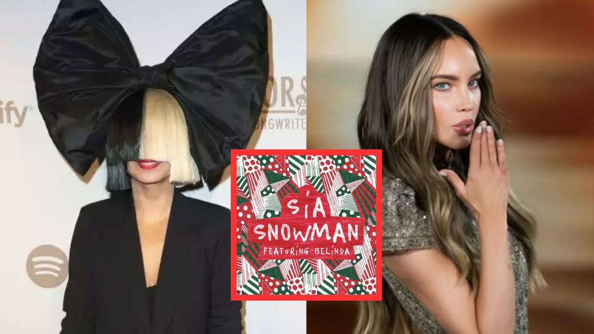 Belinda y Sia anuncian colaboración navideña para la nueva versión de “Snowman”