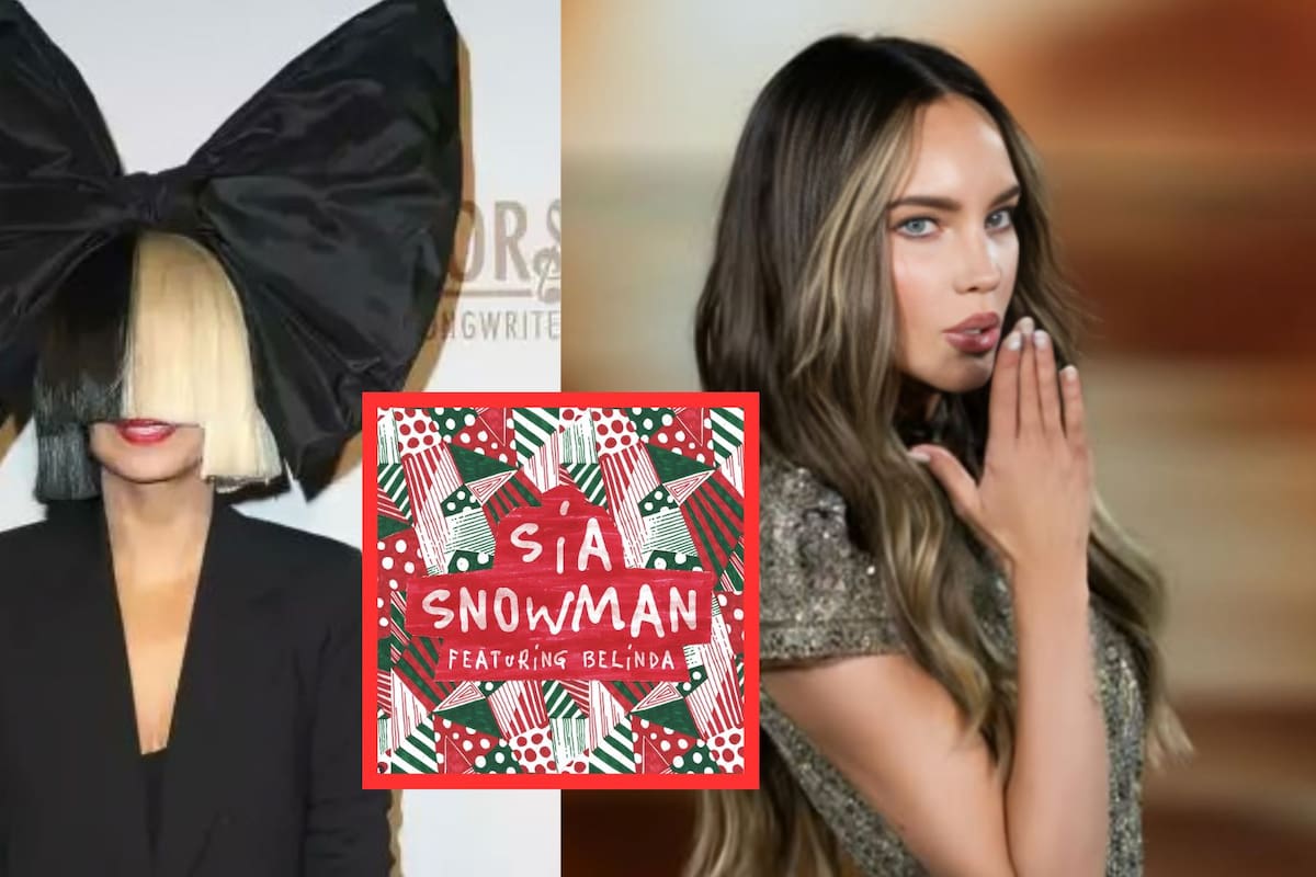 Belinda y Sia anuncian colaboración navideña para la nueva versión de “Snowman”