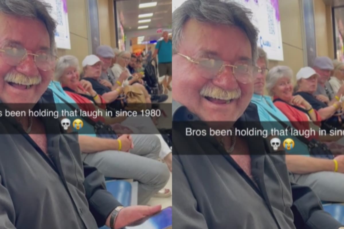 Hombre causa sensación y se vuelve viral por su peculiar estilo de risa