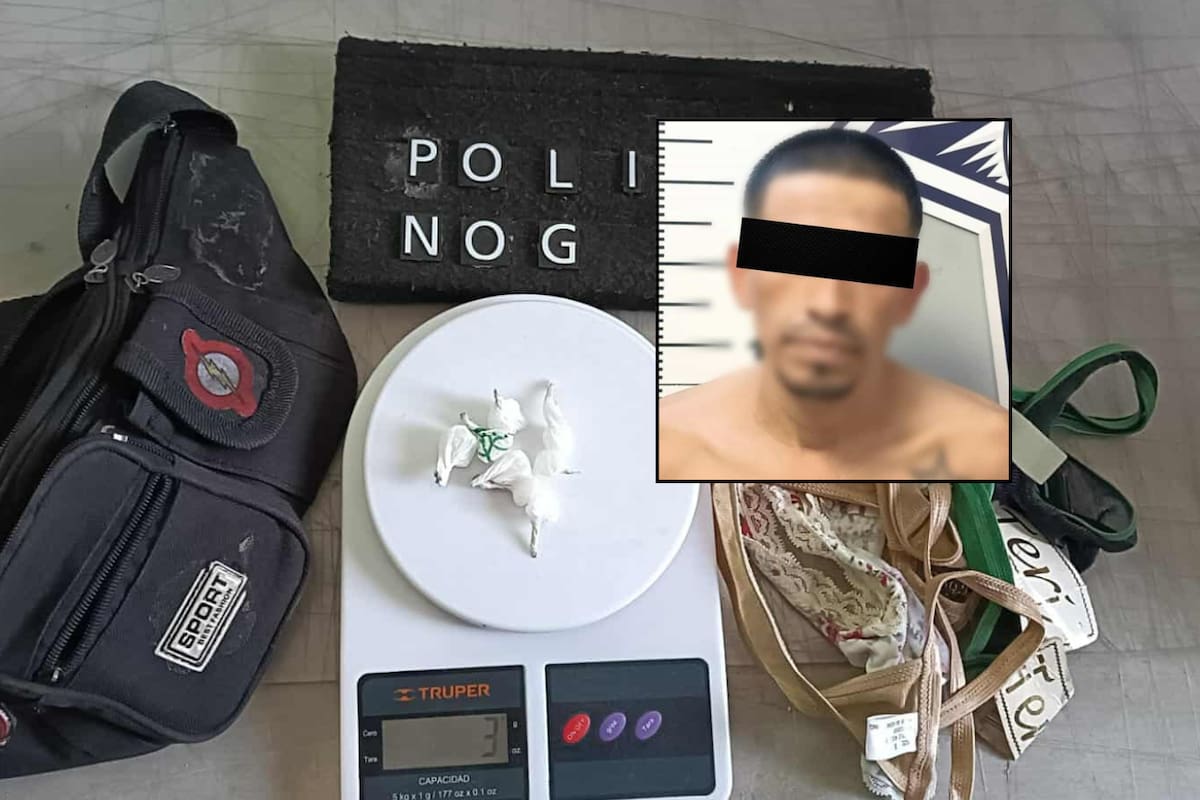 Detienen a presunto narcomenudista en Nuevo Nogales