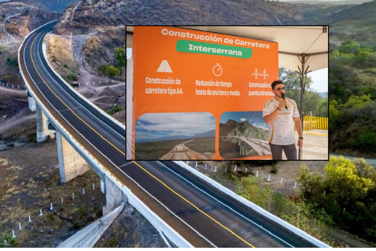 Samuel García agradece a Claudia Sheinbaum por otorgar los permisos ambientales y federales necesarios para continuar la construcción de la Carretera Interserrana en Nuevo León