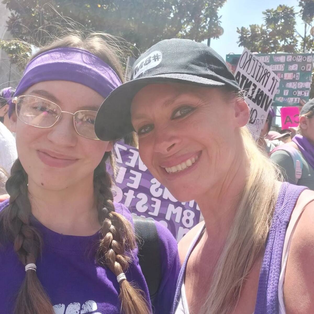 Ginny Hoffmann y su hija Alexa.