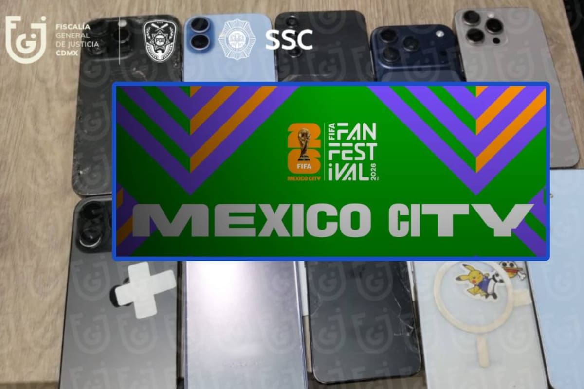 ¿Te robaron el celular en el Fan Fest del Zócalo? Fiscalía CDMX recupera 23 teléfonos y esto deben hacer las personas que quieran recuperarlos