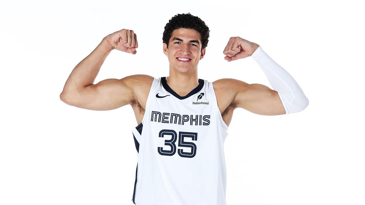Karim López, alero hermosillense de los Grizzlies de Memphis. (Foto: OG @nbamex)