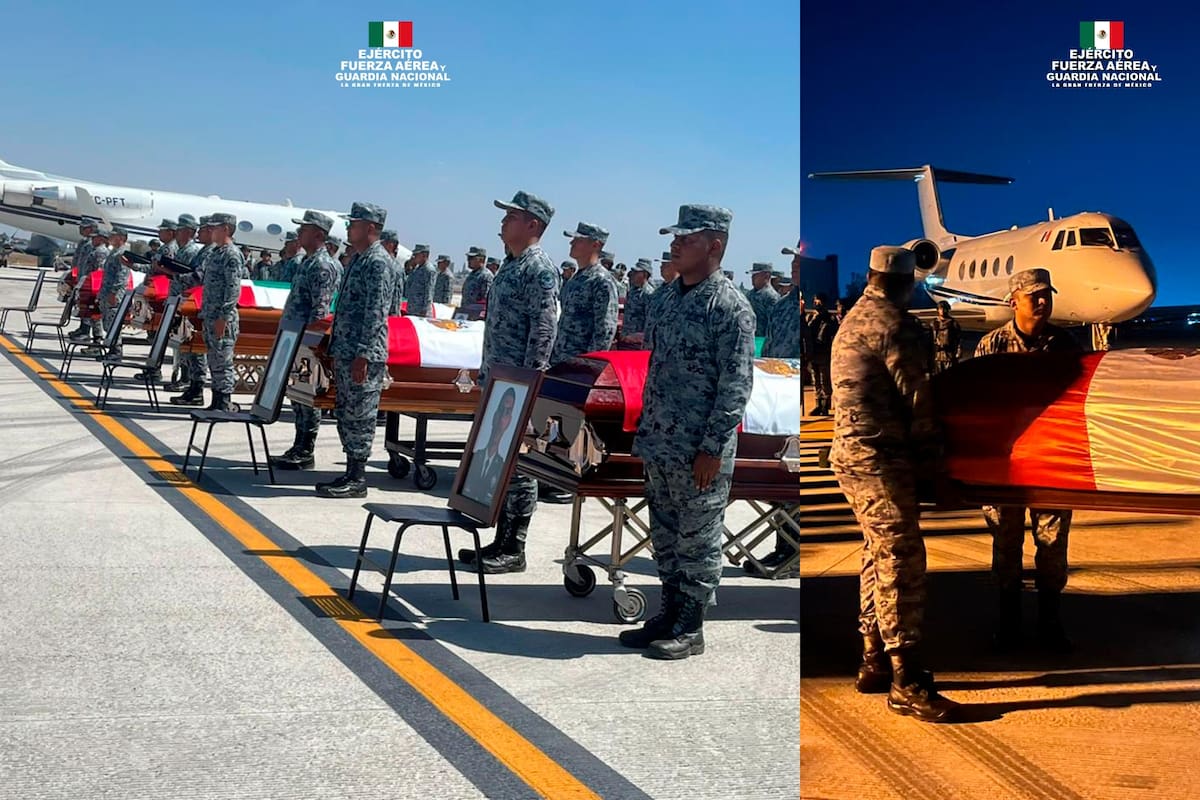 Secretaría de la Defensa Nacional realizó ceremonia de honores fúnebres a 25 militares que murieron el 22 de febrero en operativo contra Nemesio Oseguera Cervantes en Tapalpa, Jalisco