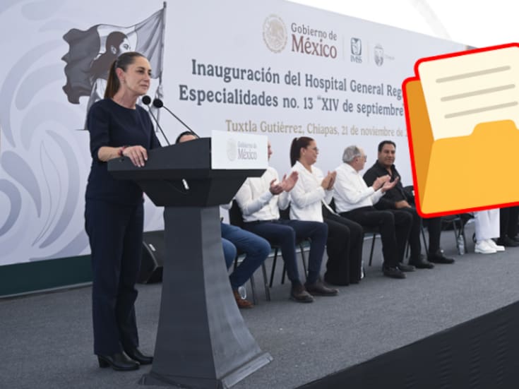 En Chiapas maestros de la CNTE frenan a Claudia Sheinbaum con el grito Si no hay solución no rueda su balón y logran que firme oficios con demandas laborales en plena inauguración de hospital