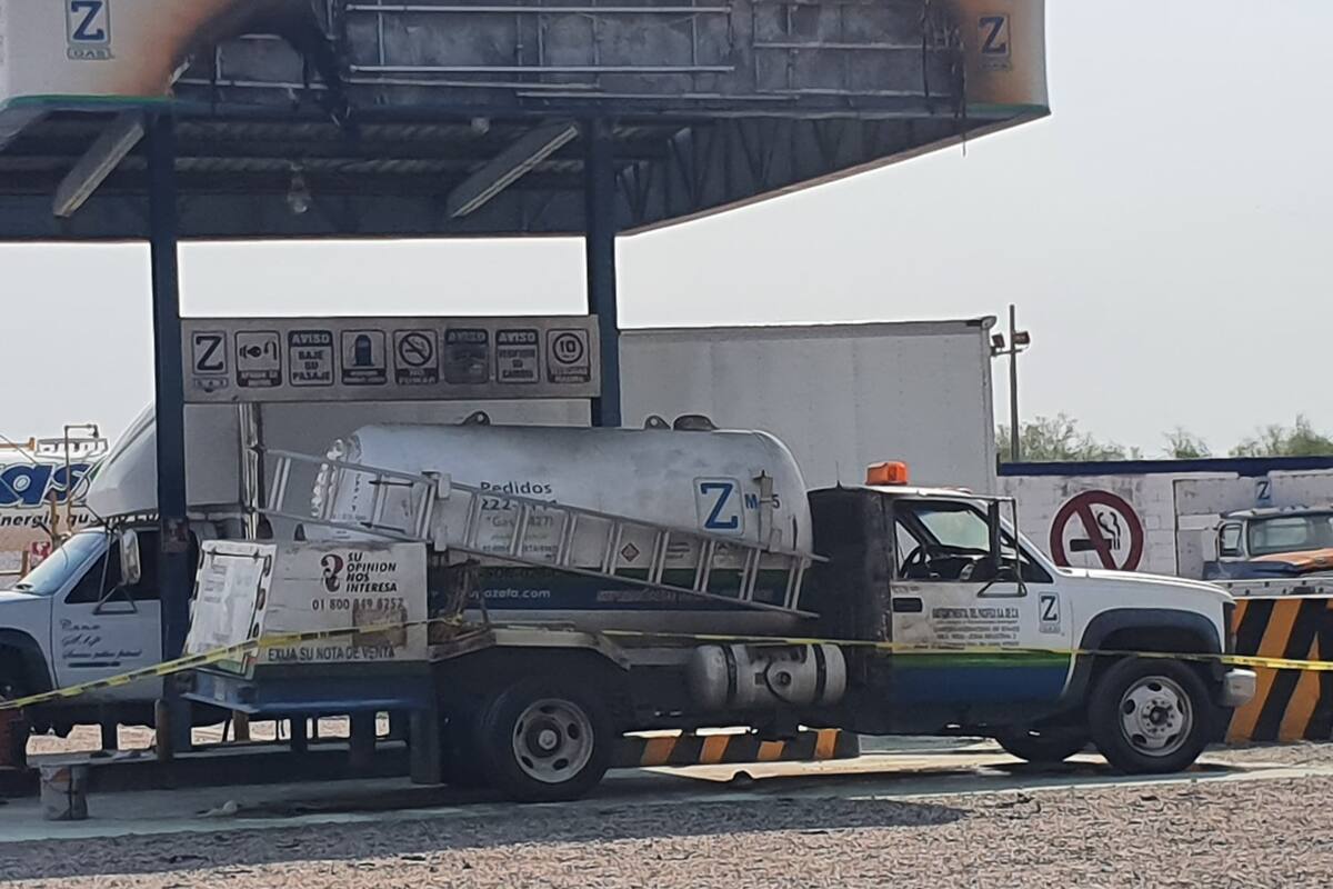 Gasera se incendia tras flamazo al Sur de Ciudad Obregón