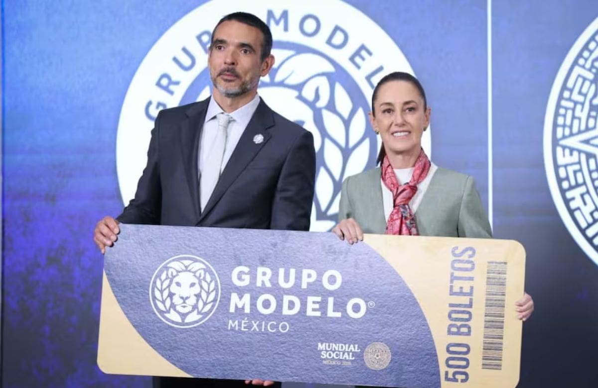 Grupo Modelo regalará 500 boletos para el Mundial 2026: así será el Mundial Social del gobierno