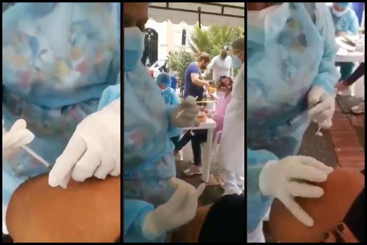 Captan a enfermera que fingió aplicar vacuna contra Covid-19 a adulto mayor en Colombia