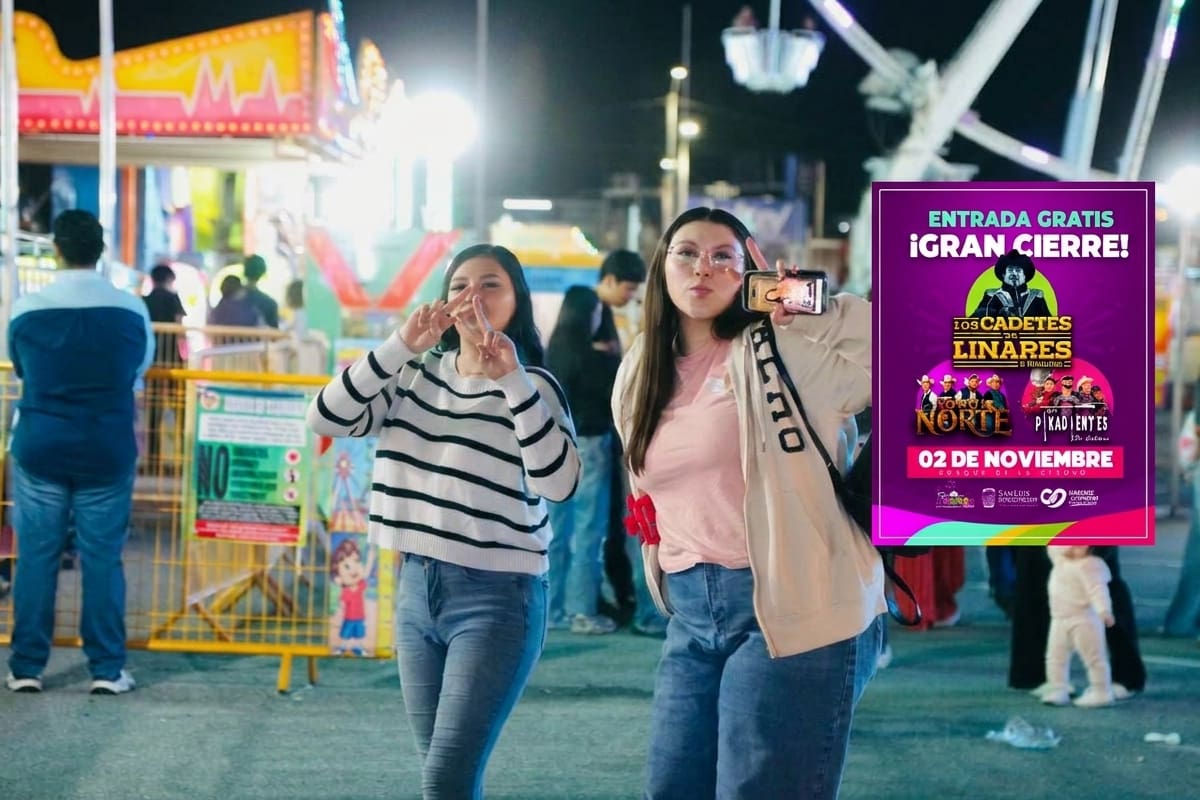 Feria del Algodón cerrará el 2 de noviembre con Los Cadetes de Linares y entrada gratis