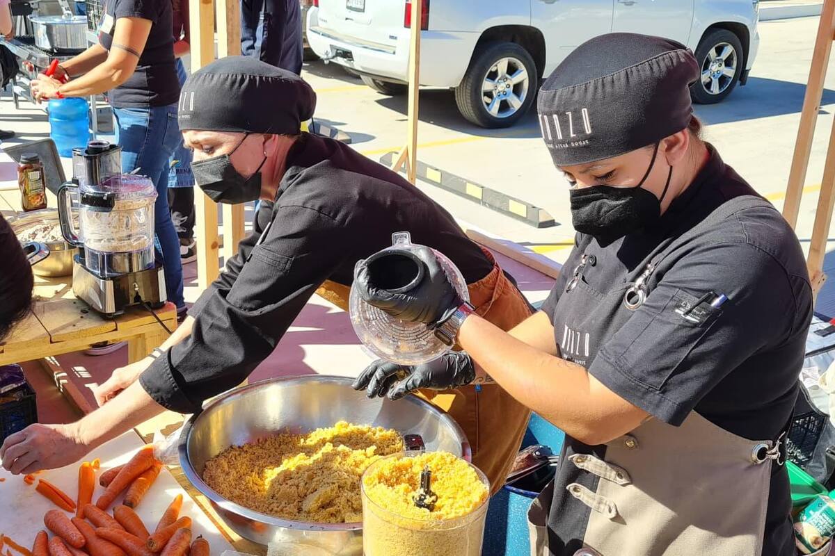 Con "Cocinando para Servir", el Banco de Alimentos y Fundación Ganfer alimentan a 600 personas