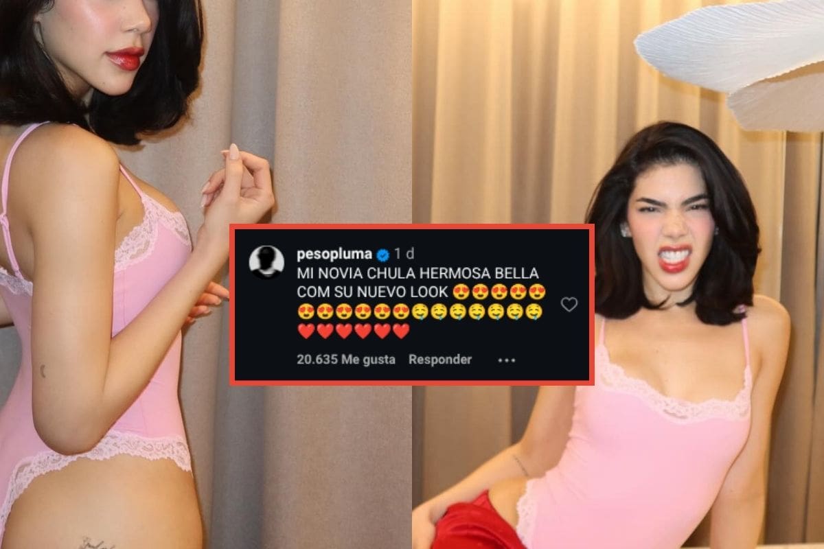 Kenia Os muestra su cambio de look en Instagram con provocativas fotos y la reacción de Peso Pluma no se hizo esperar