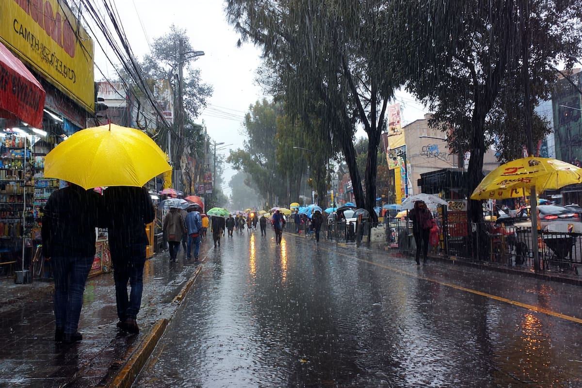 Fuertes tormentas de lluvia para este sábado y domingo en estas ciudades
