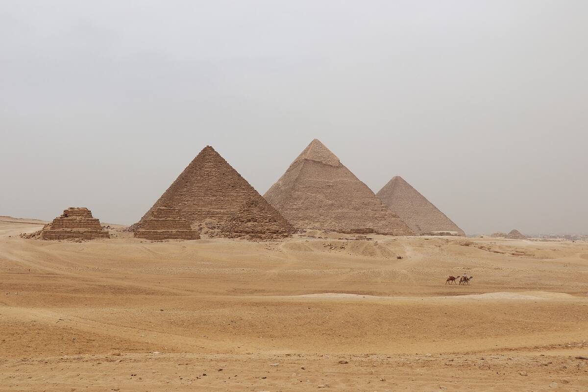 Las pirámides de Egipto. Foto: Pixabay