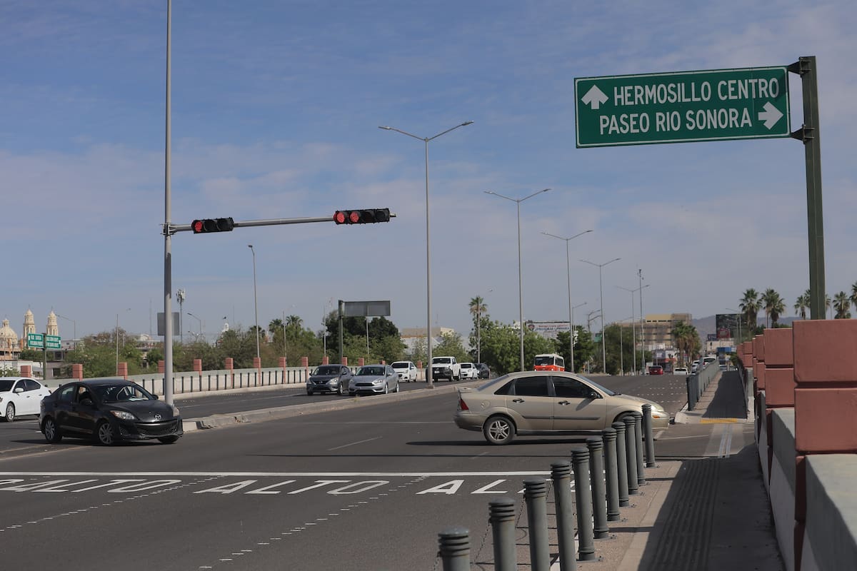 Eliminan vuelta a la izquierda en Rosales y De la Cultura; acceso queda por Puente Trébol: así cambia la circulación en Hermosillo