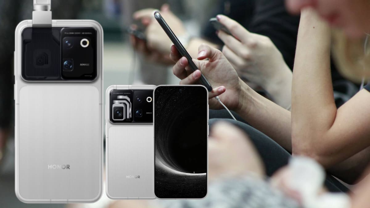 HONOR presenta su Robot Phone con una cámara de 200 MP integrada en un brazo robótico que puede seguir al usuario y grabar de forma autónoma