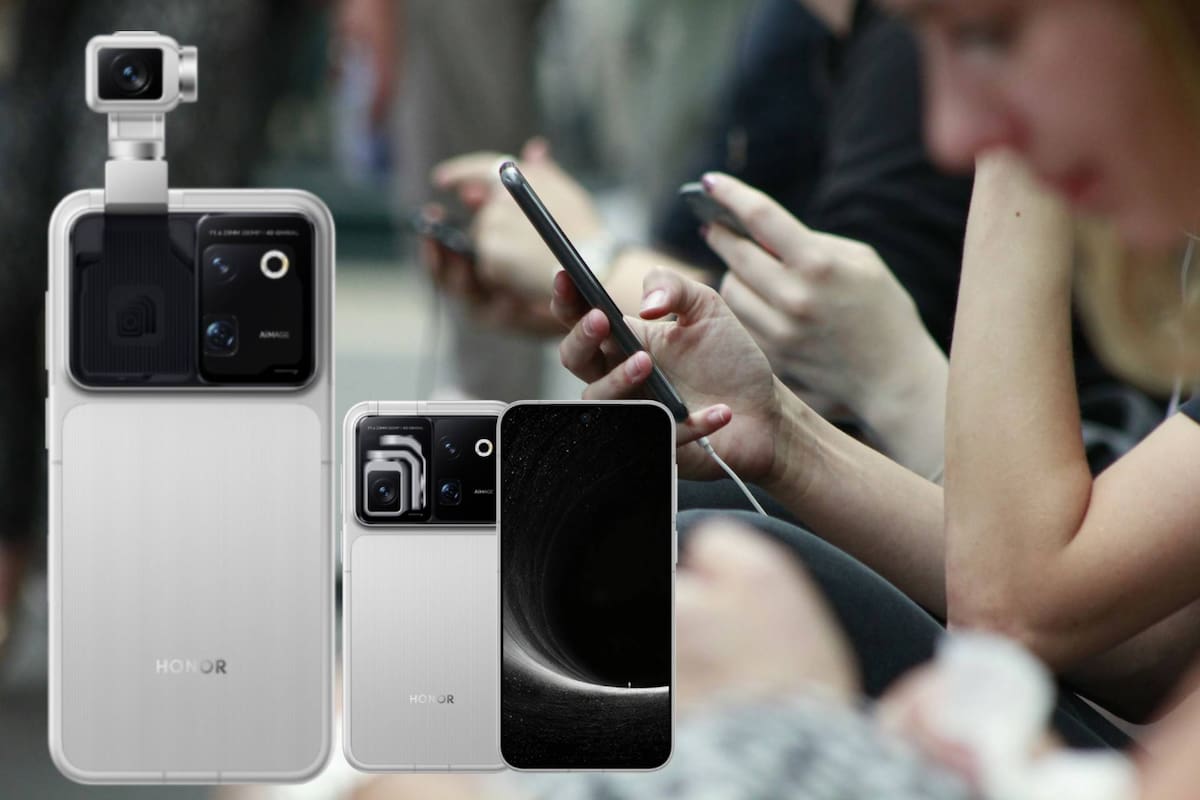 HONOR presenta su Robot Phone con una cámara de 200 MP integrada en un brazo robótico que puede seguir al usuario y grabar de forma autónoma