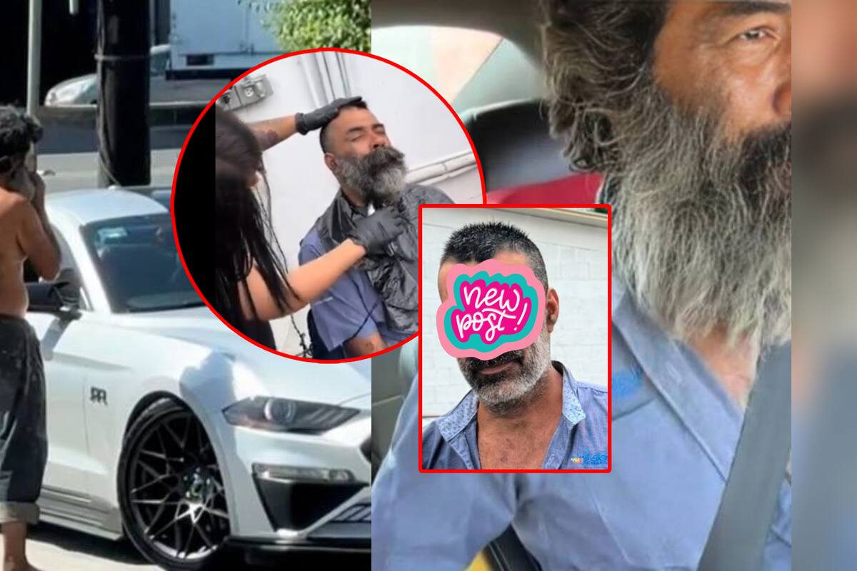 TikTok: Hombre sin hogar pasa de admirar Mustang a subirse en él y convertirse en crush de Internet