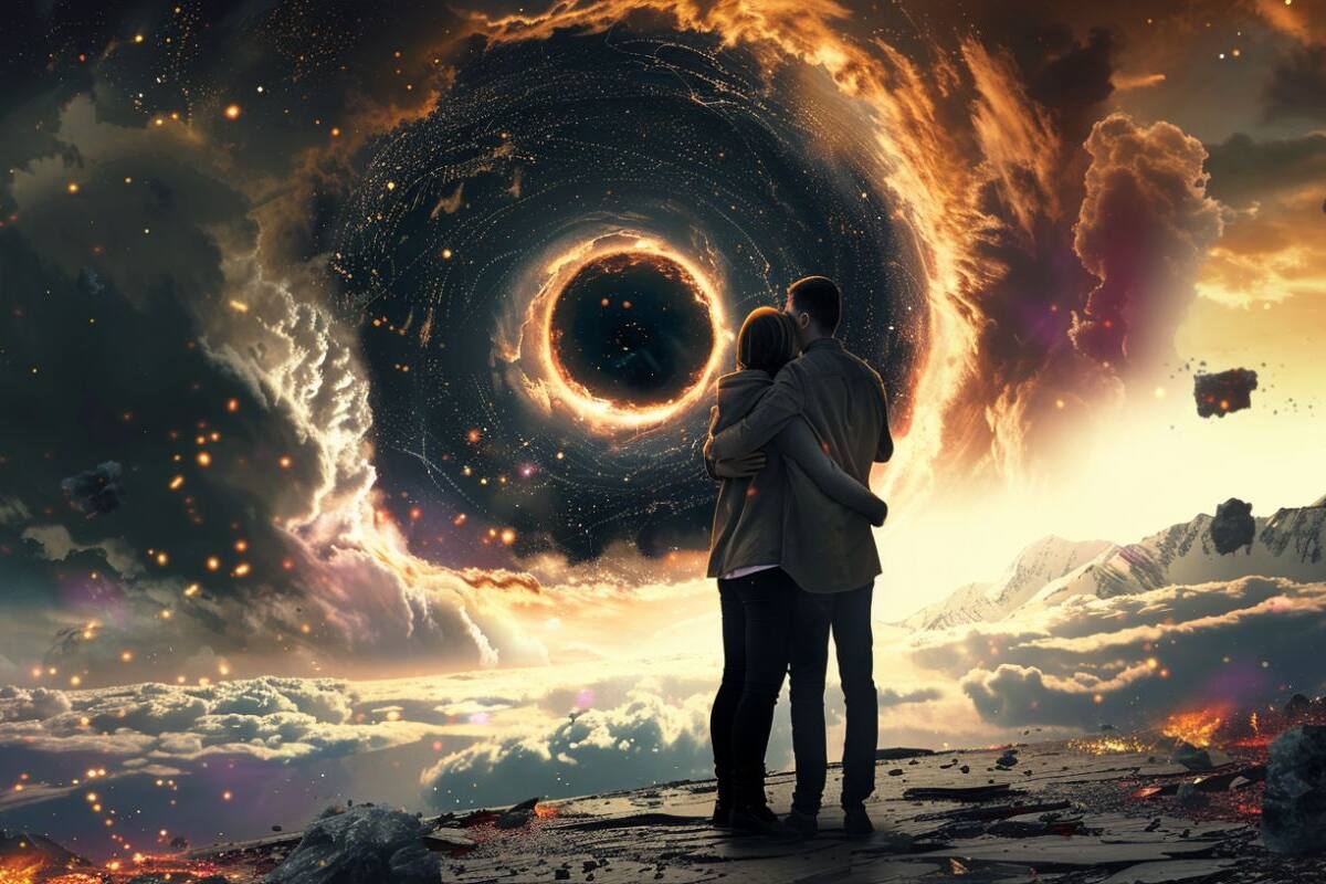 ¿Puede un agujero negro devorar a todo el universo?