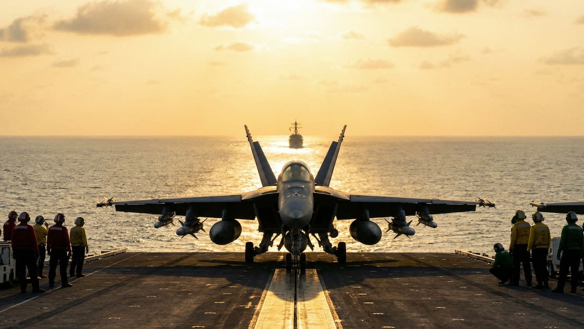 El grupo de ataque del USS Abraham Lincoln reconfigura el equilibrio de poder en el Océano Índico. (Foto: Ilustrativa / IA)