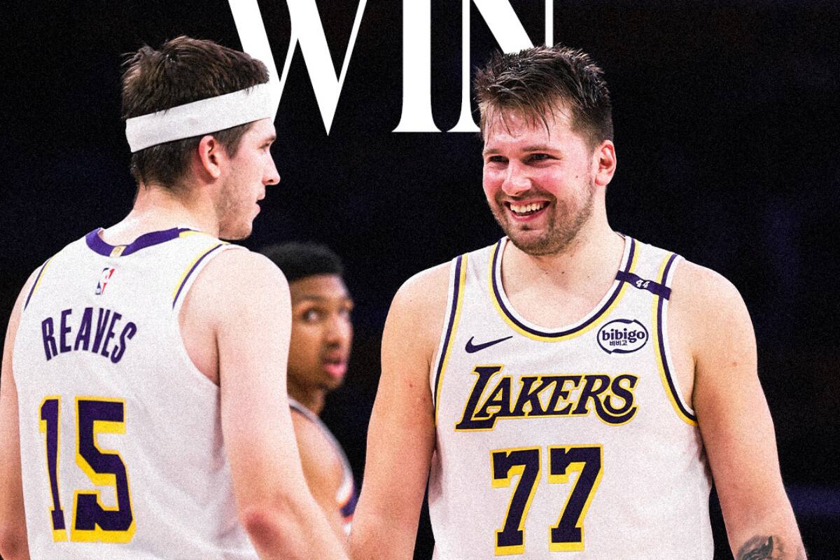 Luka Doncic guía a los Lakers a cortar racha negativa tras triunfo frente a los Suns