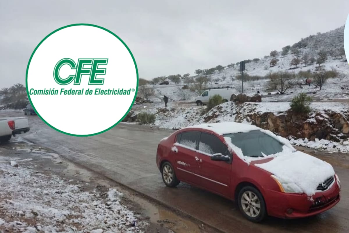 CFE informa que el sistema eléctrico se mantiene estable pese a la tormenta invernal Fern, solo hubo interrupciones breves en Chihuahua y Durango, autoridades vigilan posible impacto en el suministro de gas natural desde Texas