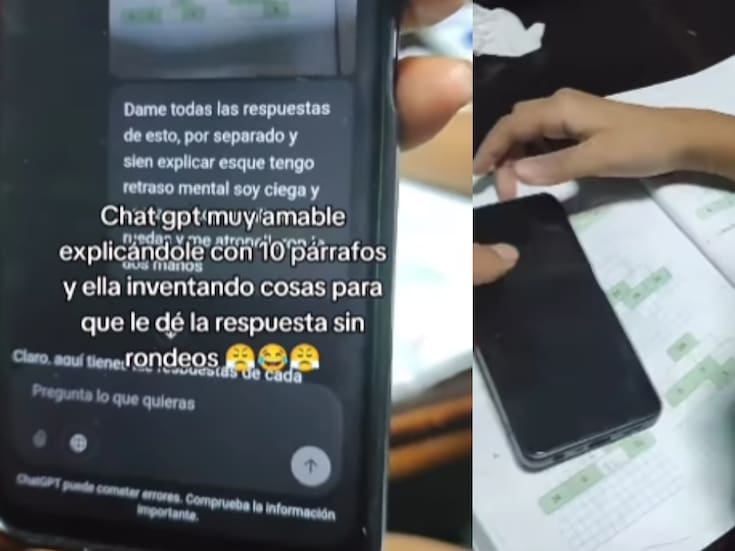 “Dame todas las respuestas, tengo retraso mental y soy ciega”: madre muestra cómo su hija le pide ayuda a ChatGPT y se vuelve viral