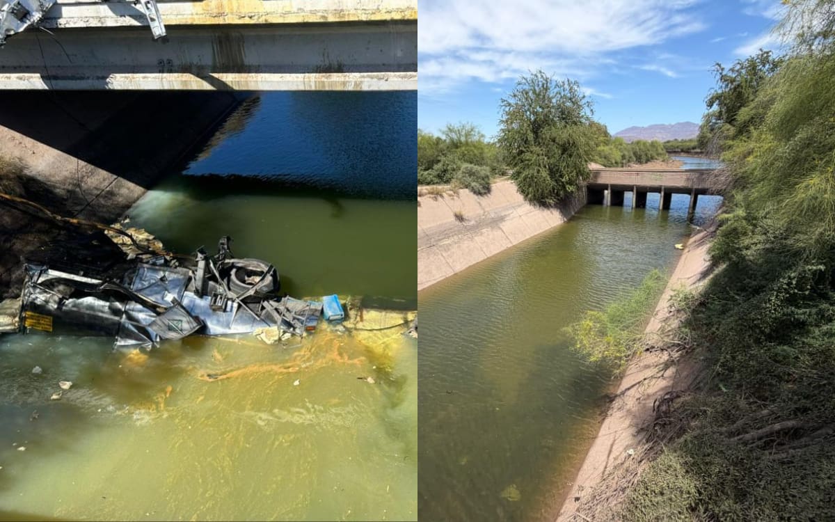 Monitorean Canal Alto tras derrame de sulfato de aluminio por accidente en la carretera 15. Foto: Especial