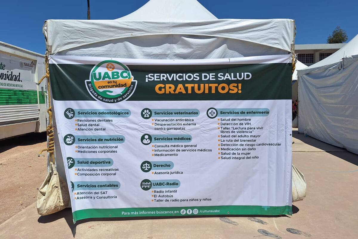 Realiza UABC brigada de salud en Ángeles de Puebla