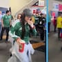 Aficionada mexicana lanza cerveza a ecuatorianos en el Estadio CDMX; video viral desata críticas en redes
