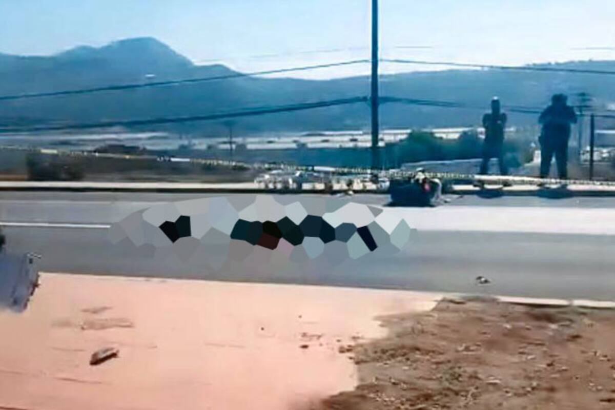 Muere hombre en accidente de motocicleta en carretera TIJ-Tecate