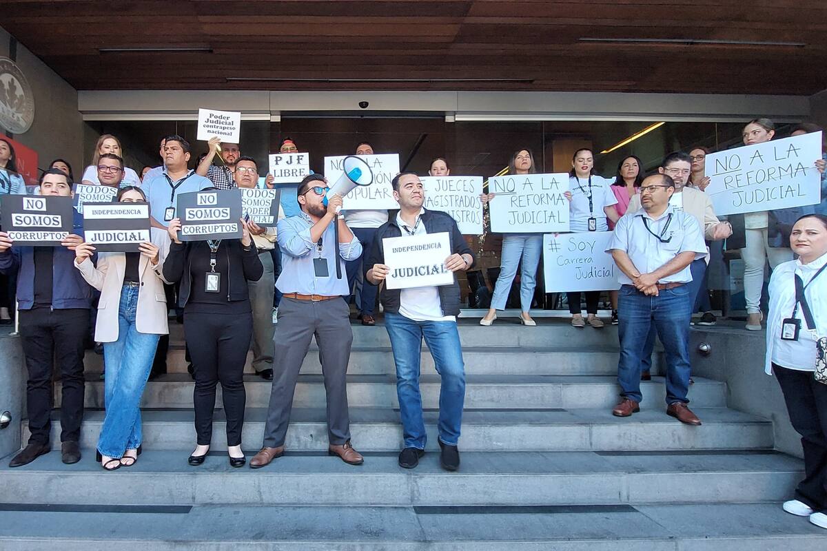 Se manifiestan en contra de la Reforma del Poder Judicial