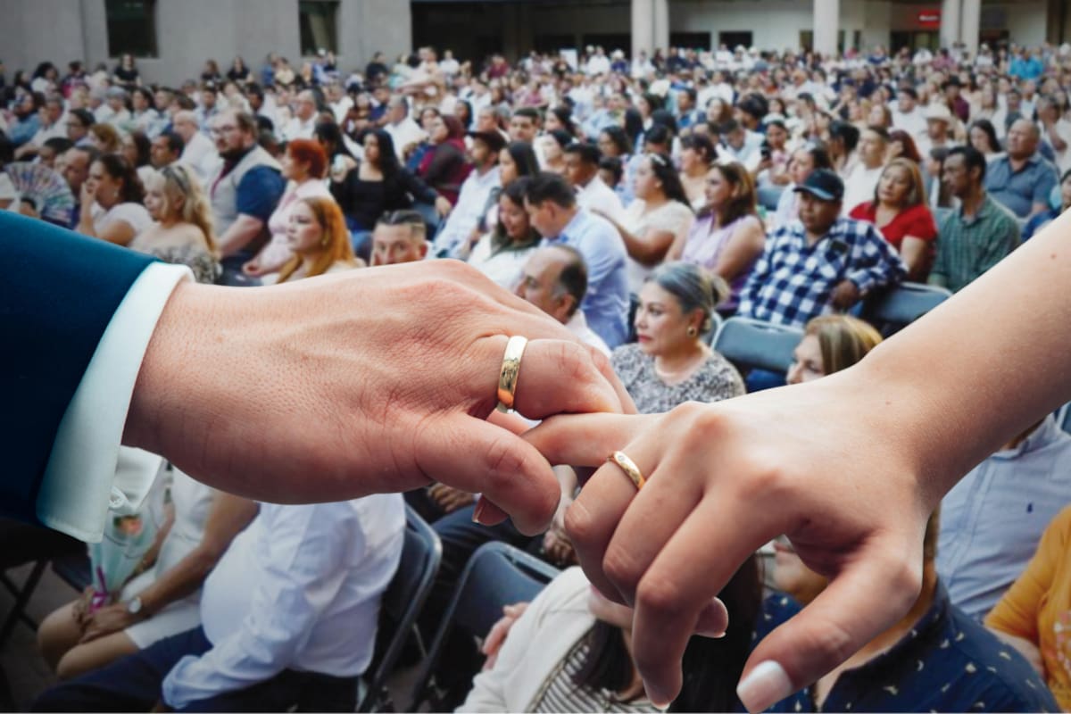 Se casan 474 parejas en jornada de matrimonios colectivos