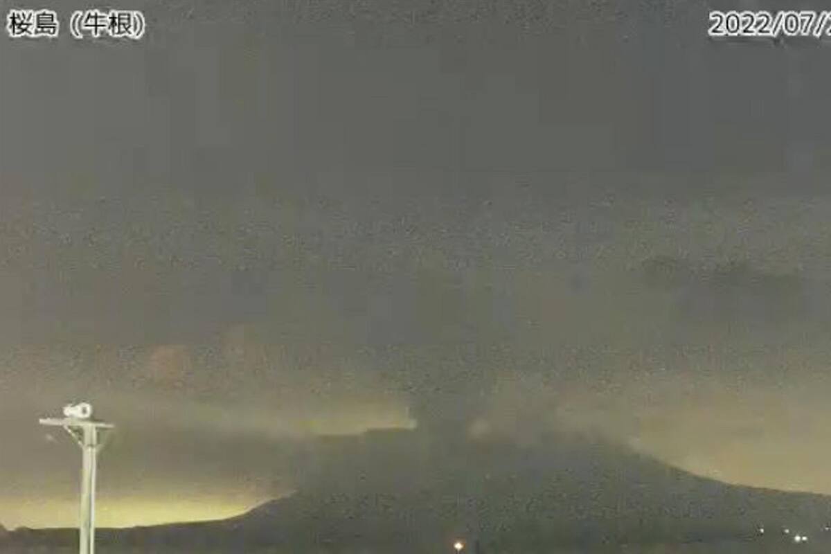 Japón: Declaran alerta máxima por erupción del volcán Sakurajima