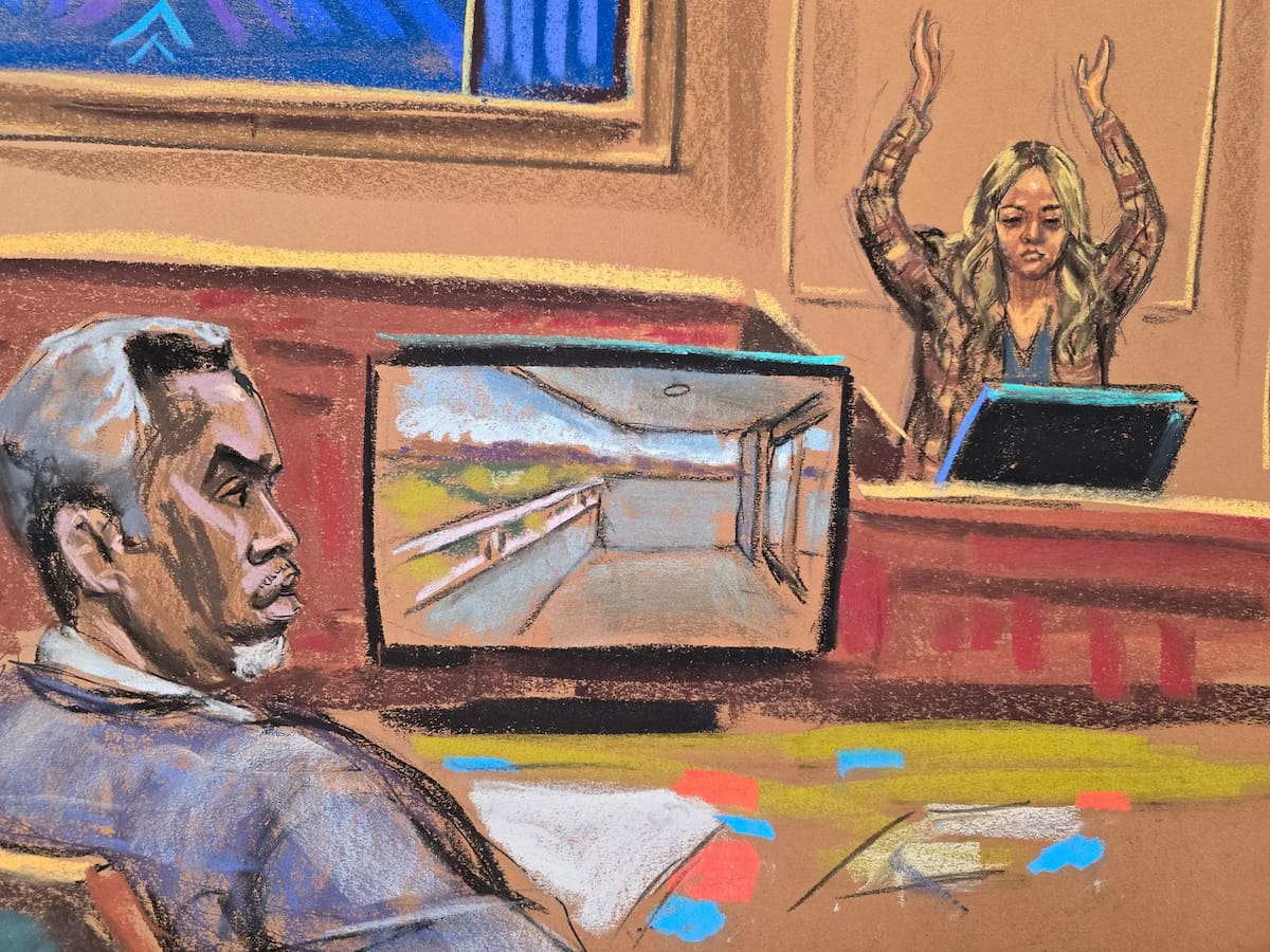 Bryana “Bana” Bongolan relata ante el tribunal cómo Sean “Diddy” Combs la colgó del balcón de un apartamento en 2016, causando secuelas físicas y emocionales.