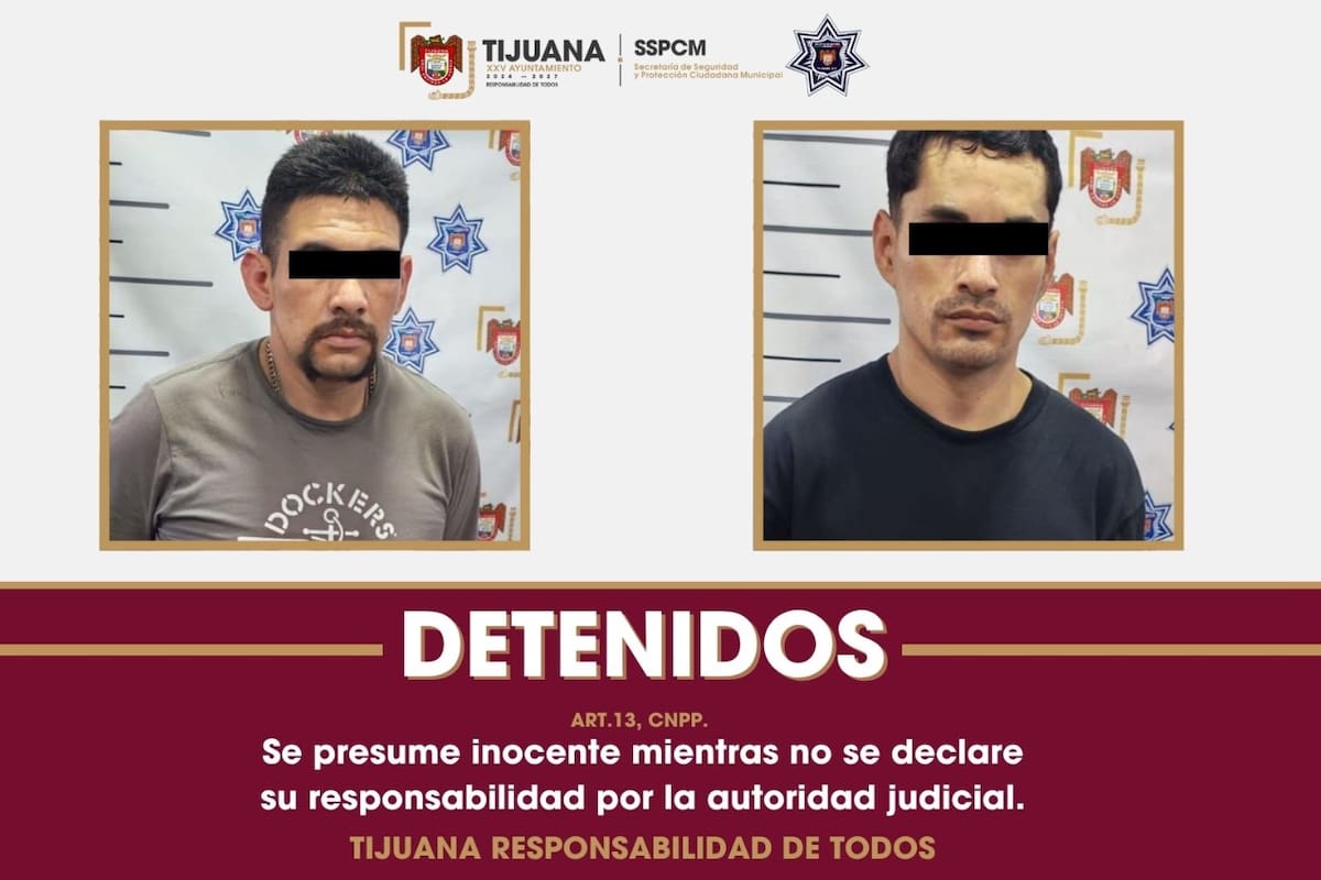 Detienen a dos por robo con violencia