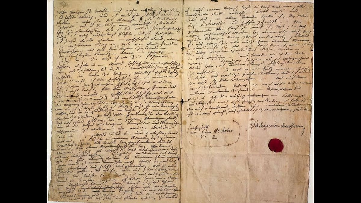 Carta de Beethoven a una amada inmortal