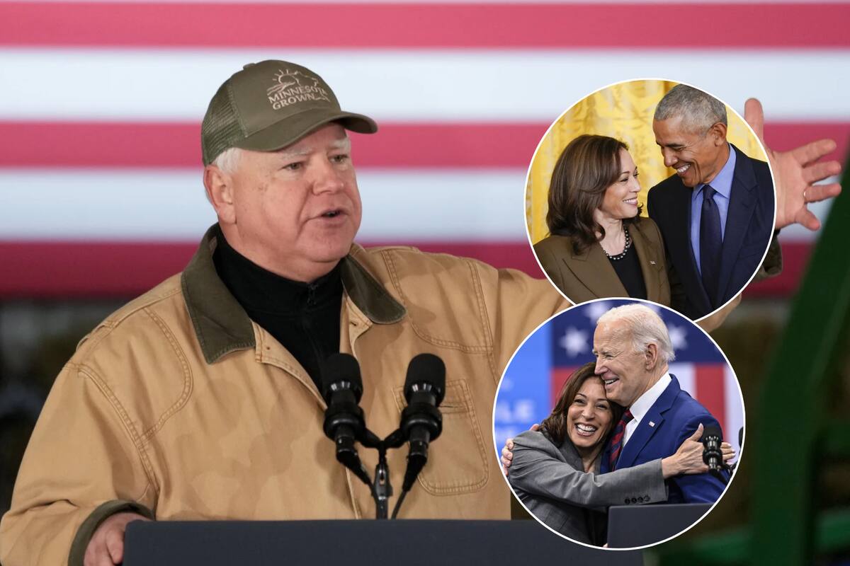 Biden y Obama celebran “gran” elección de Kamala Harris: Tim Walz “es el socio ideal”
