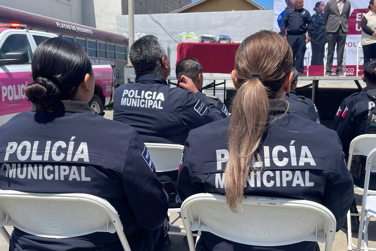 Policía Municipal de Rosarito trabaja con 118 elementos