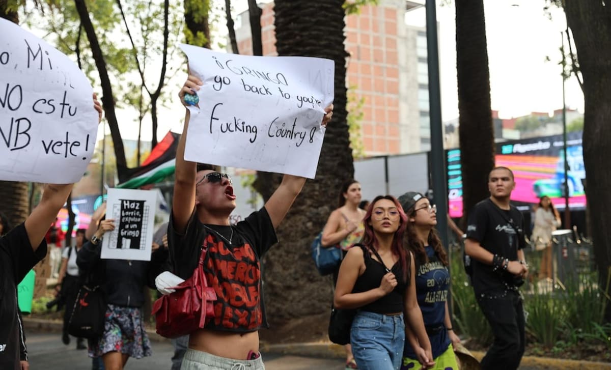 La marcha contra la gentrificación en Ciudad de México se tornó violenta. | Crédito: El Universal