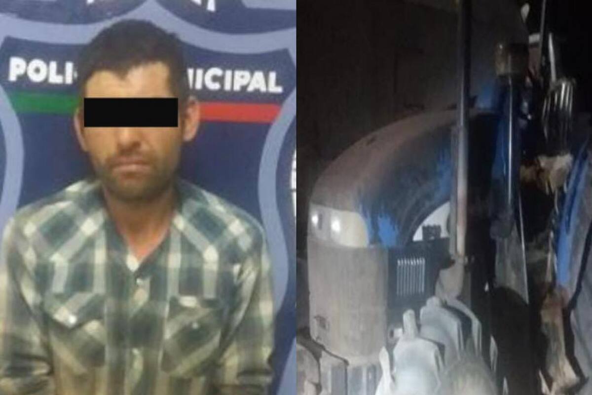 Aprehenden a sujeto por supuesto robo en campo agrícola