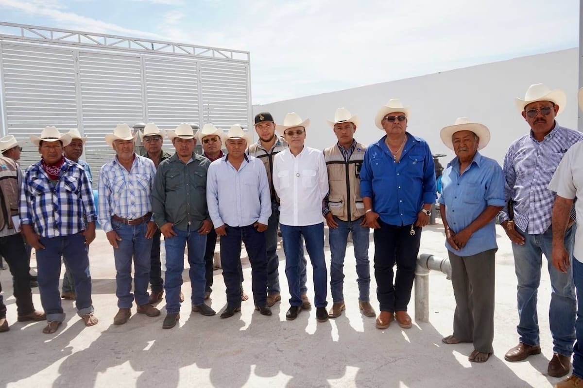 Supervisa Gobernador acueducto yaqui para garantizar suministro a comunidades